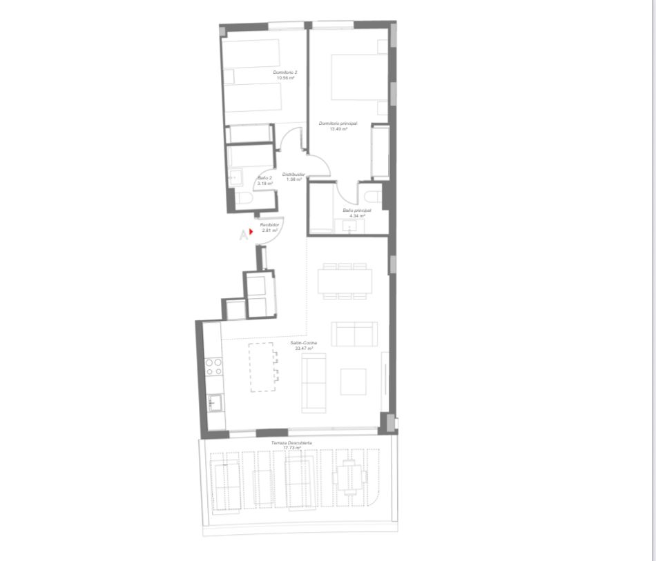 Apartamento en venta en Mijas