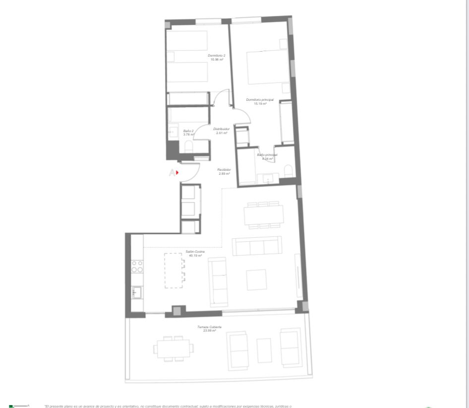 Apartamento en venta en Mijas