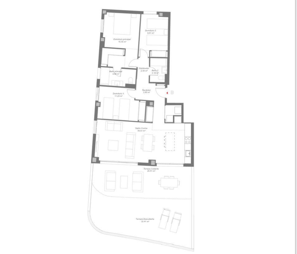 Apartamento en venta en Mijas