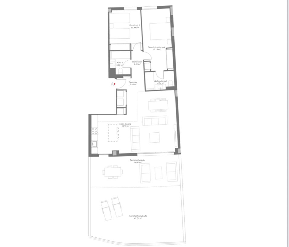 Apartamento en venta en Mijas